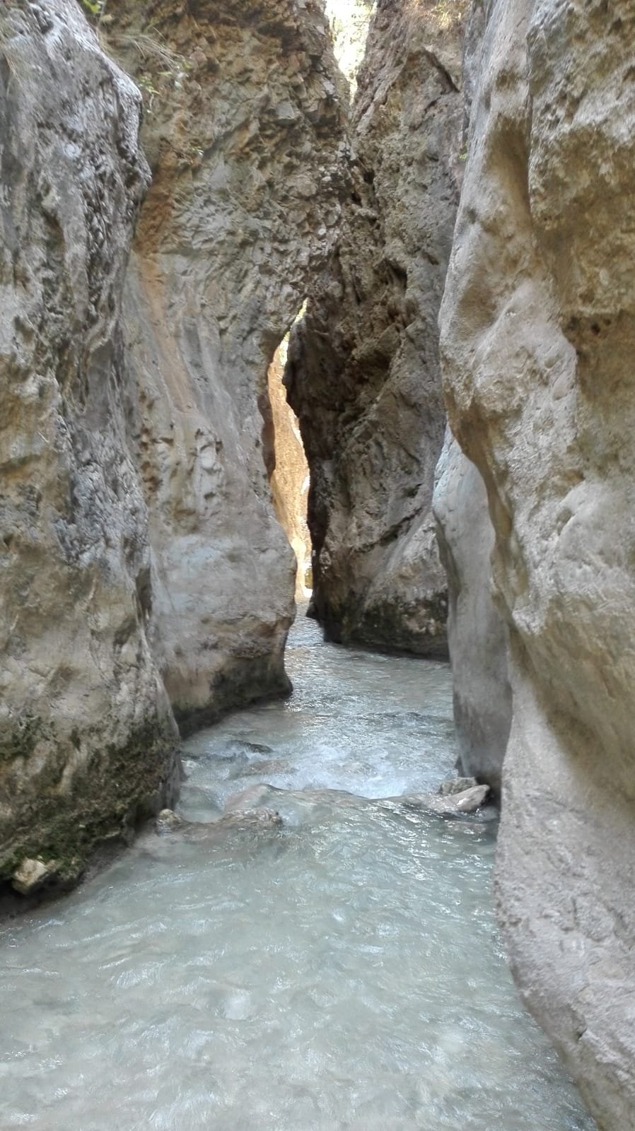 Río Chillar gorge